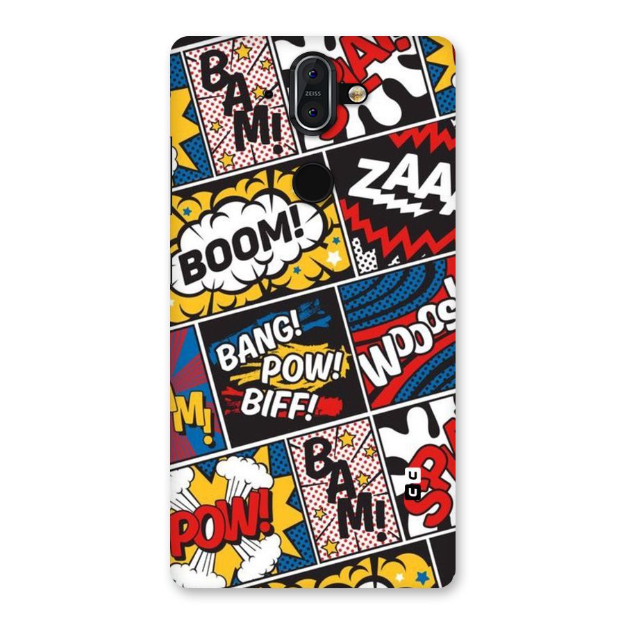 Bam Pattern Back Case for Nokia 8 Sirocco