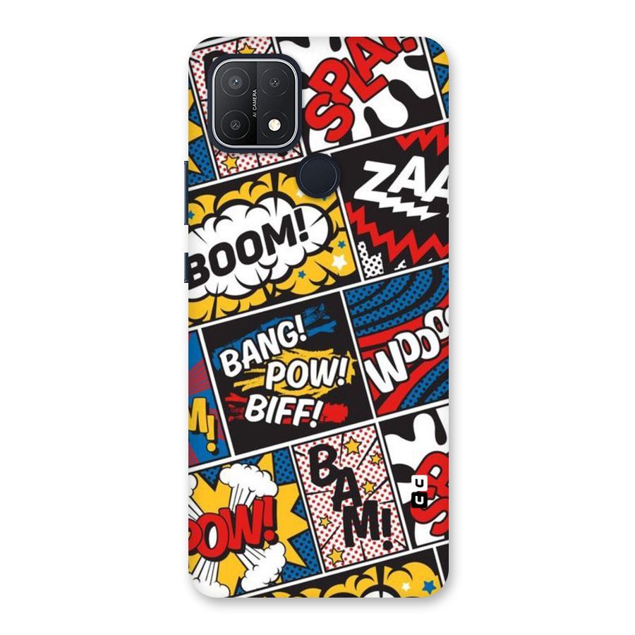 Bam Pattern Back Case for Oppo A15