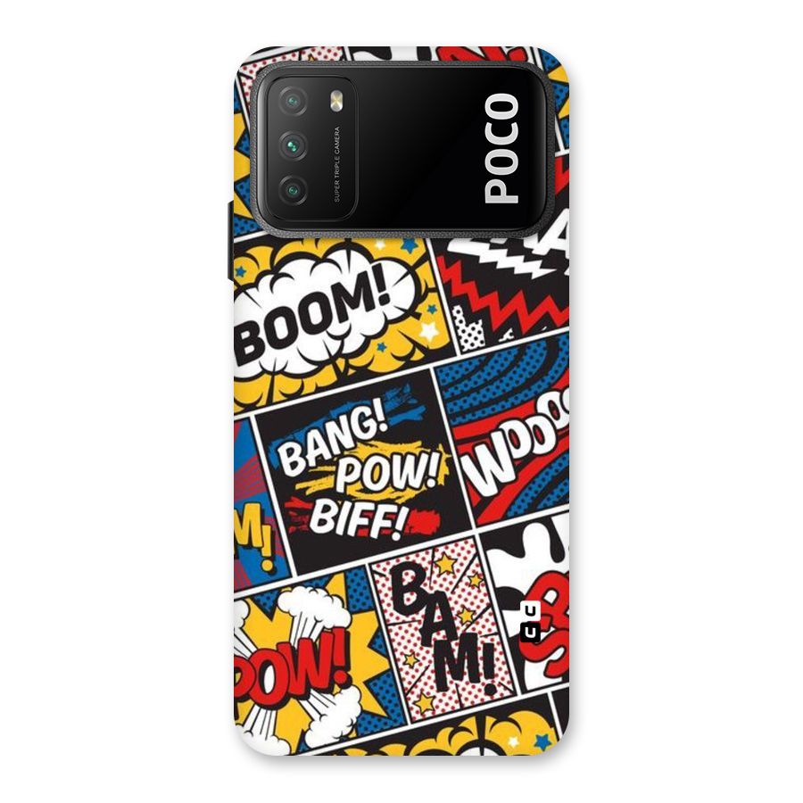 Bam Pattern Back Case for Poco M3