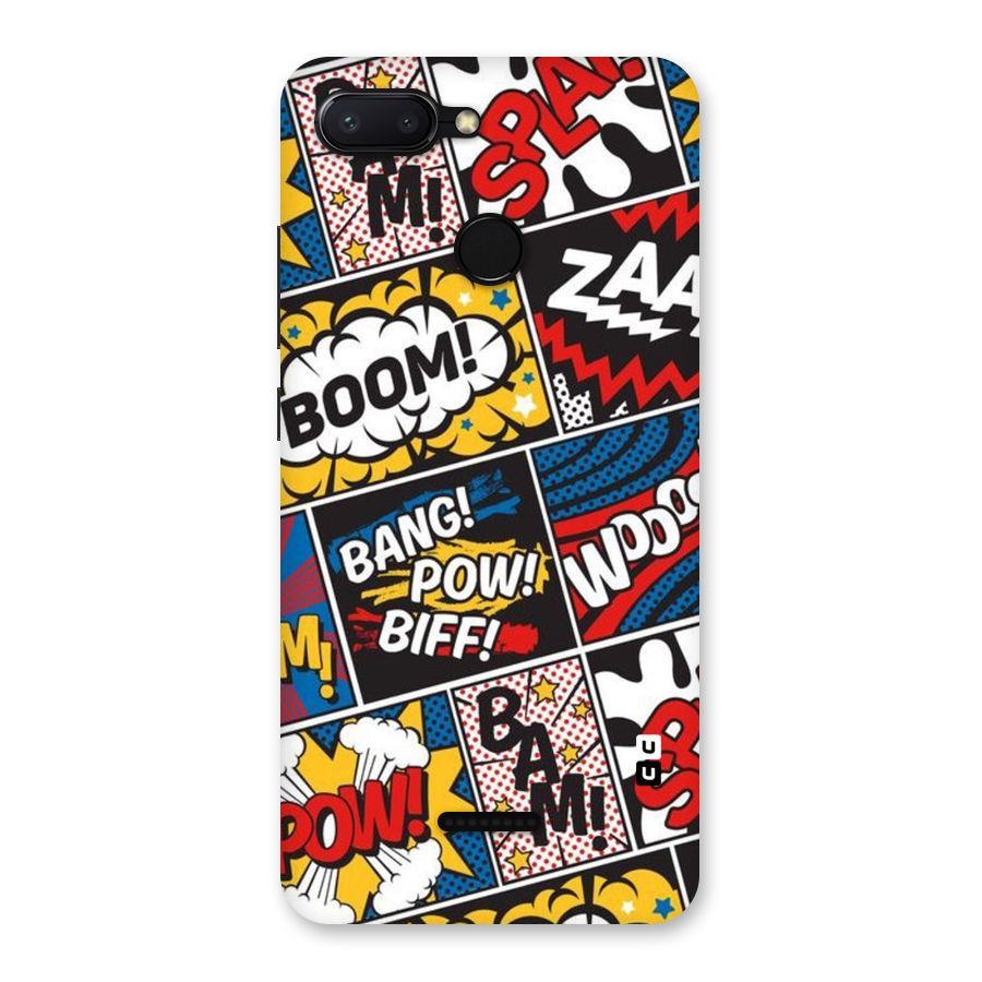 Bam Pattern Back Case for Redmi 6