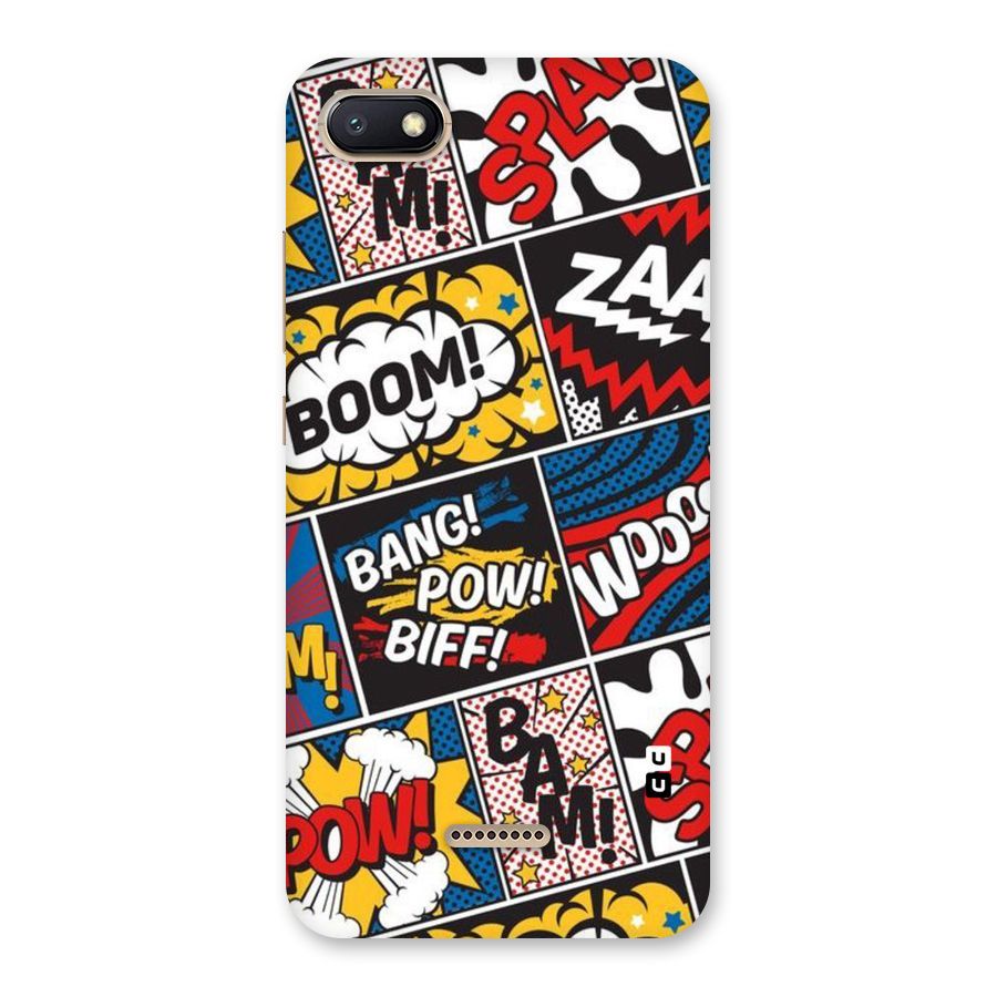 Bam Pattern Back Case for Redmi 6A