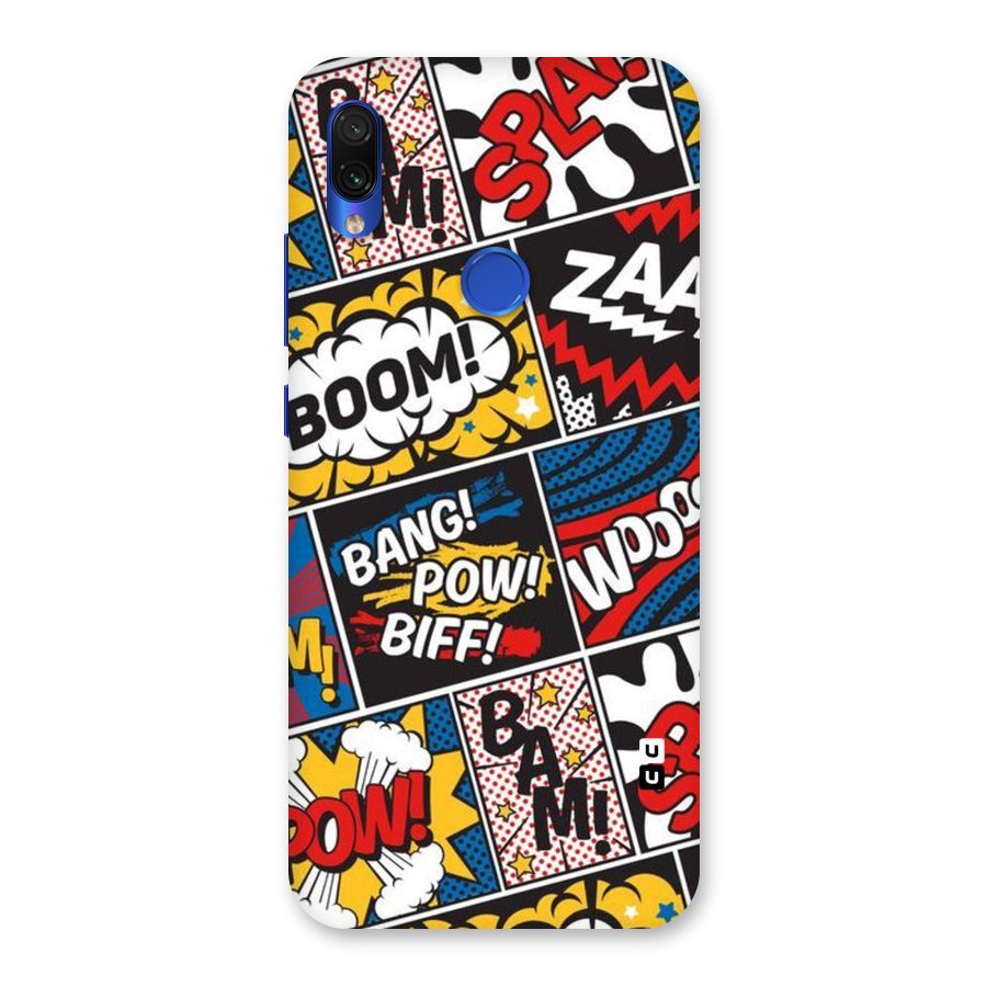 Bam Pattern Back Case for Redmi Note 7S