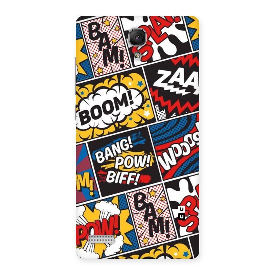 Bam Pattern Back Case for Redmi Note Prime