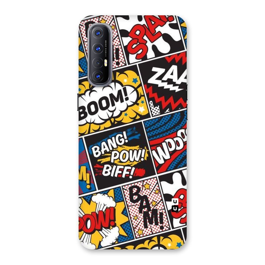 Bam Pattern Back Case for Reno3 Pro