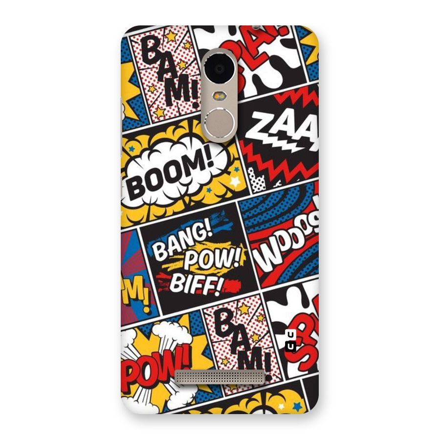 Bam Pattern Back Case for Xiaomi Redmi Note 3