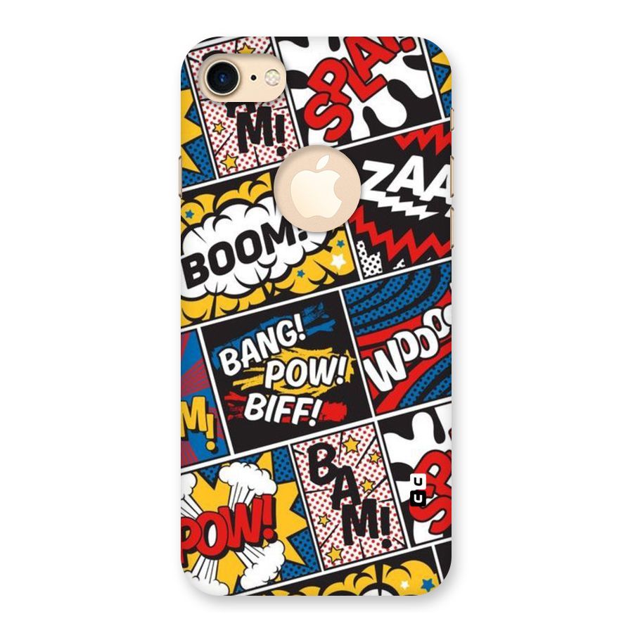 Bam Pattern Back Case for iPhone 8 Logo Cut