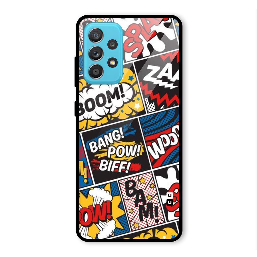 Bam Pattern Glass Back Case for Galaxy A52