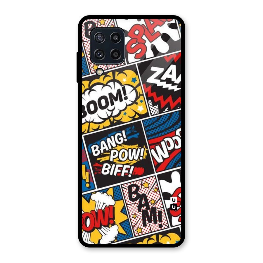 Bam Pattern Glass Back Case for Galaxy M32