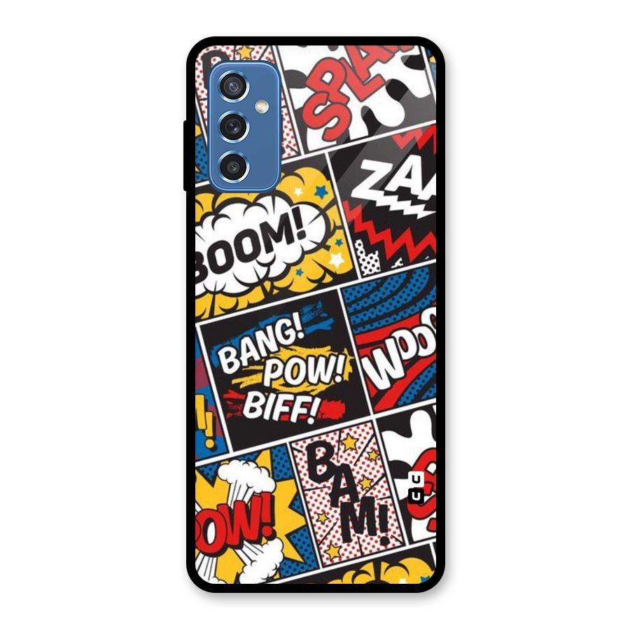 Bam Pattern Glass Back Case for Galaxy M52 5G