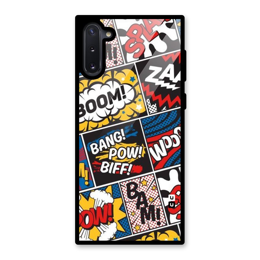Bam Pattern Glass Back Case for Galaxy Note 10