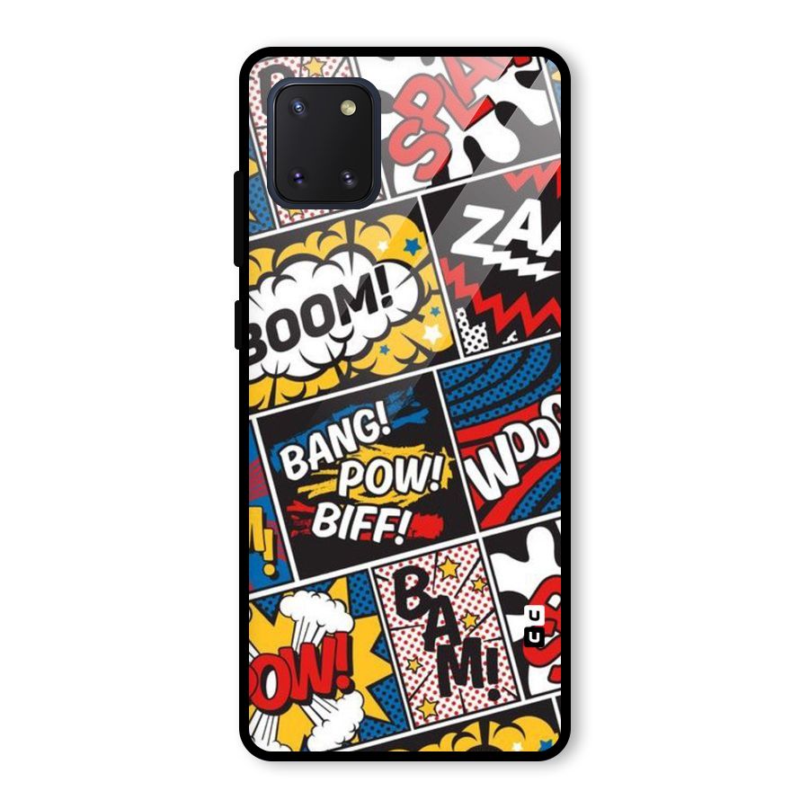 Bam Pattern Glass Back Case for Galaxy Note 10 Lite