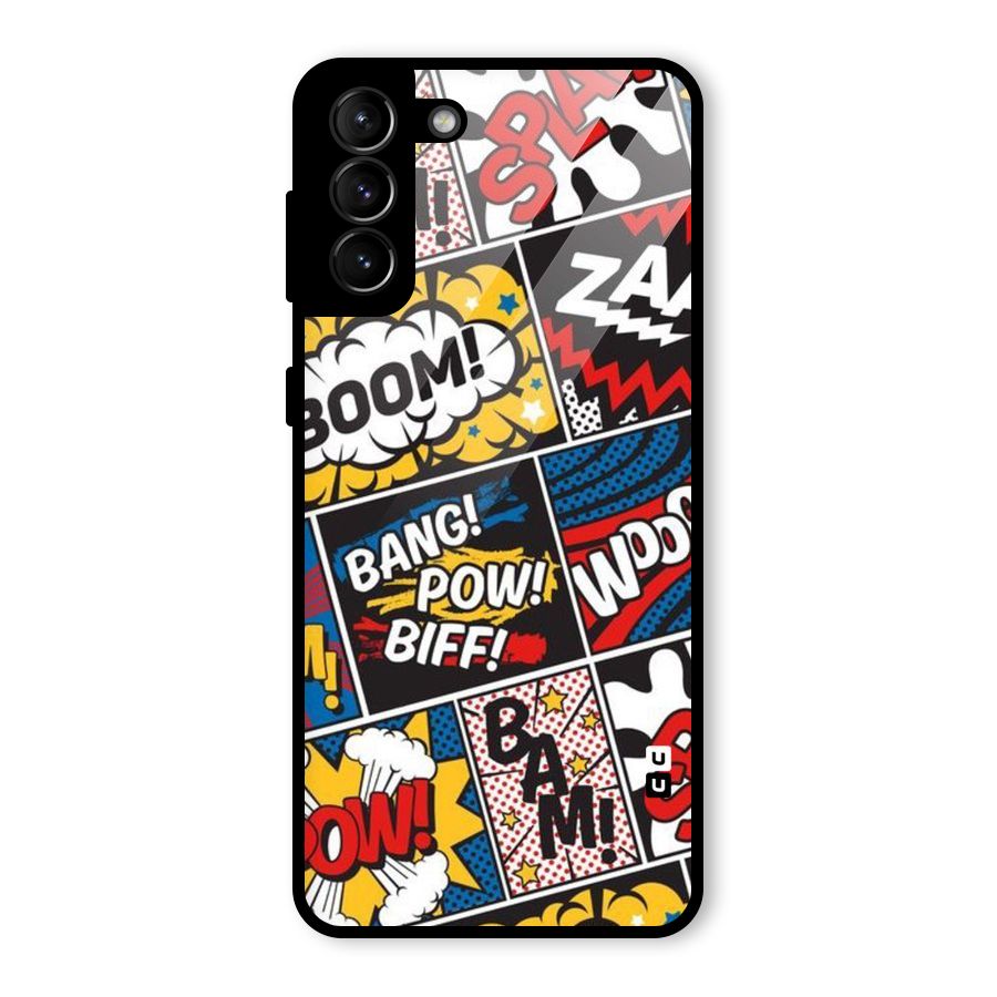 Bam Pattern Glass Back Case for Galaxy S21 Plus