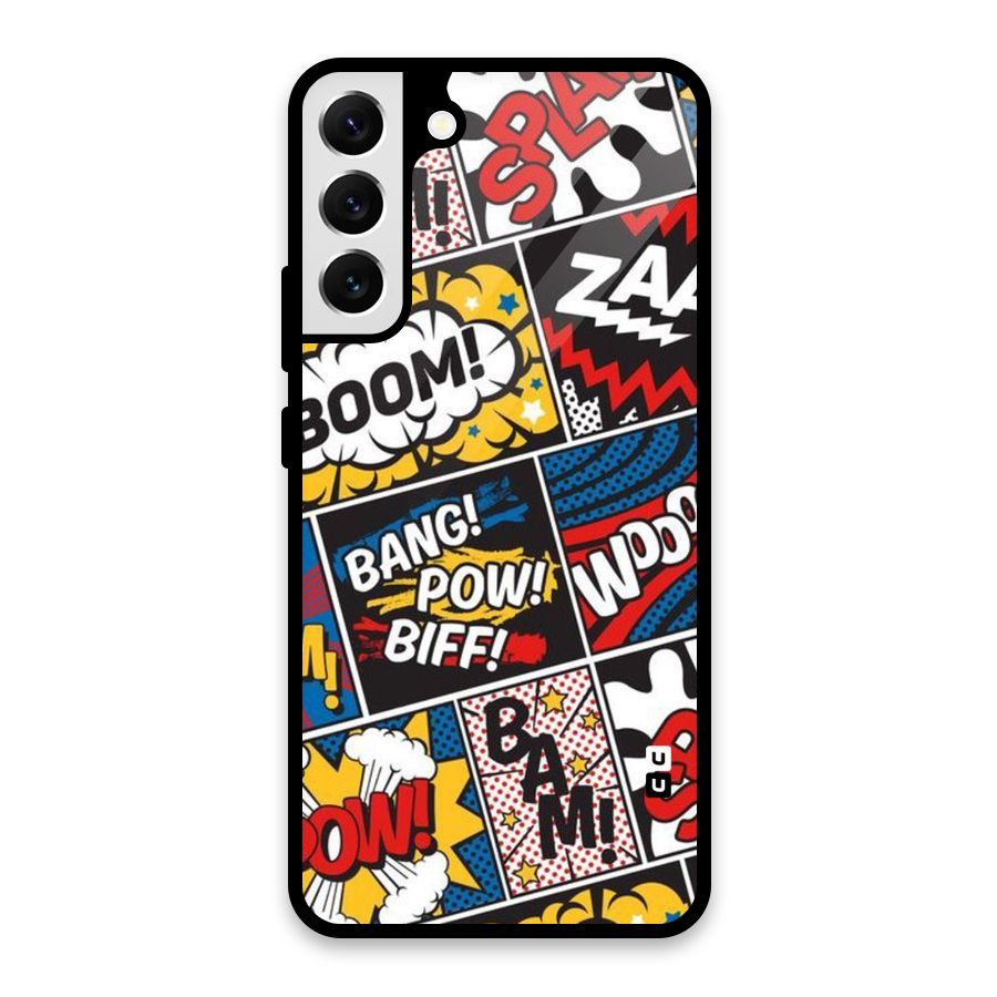 Bam Pattern Glass Back Case for Galaxy S22 Plus 5G
