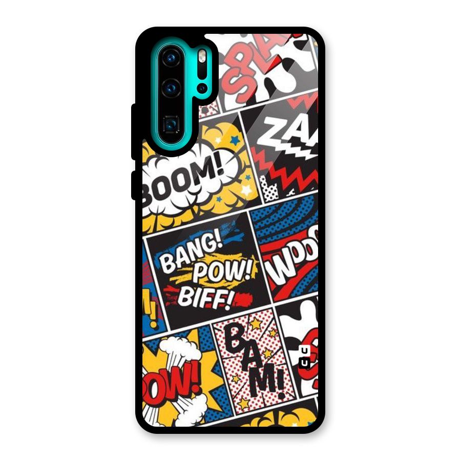 Bam Pattern Glass Back Case for Huawei P30 Pro