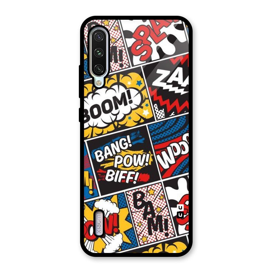 Bam Pattern Glass Back Case for Mi A3
