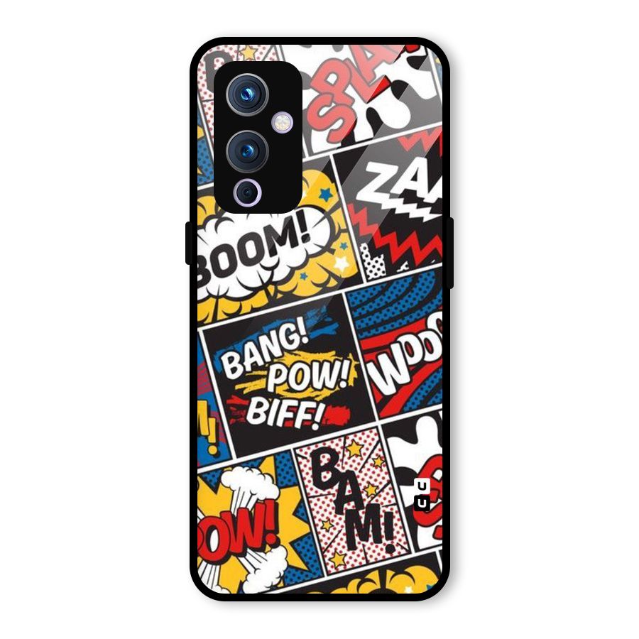 Bam Pattern Glass Back Case for OnePlus 9