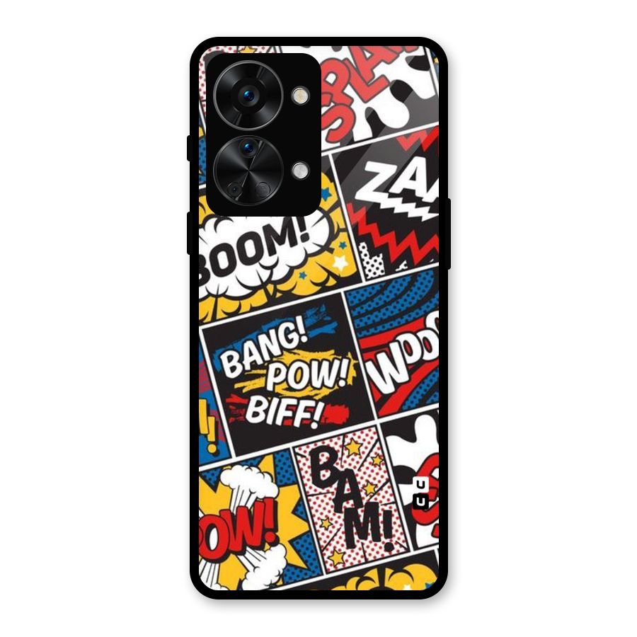 Bam Pattern Glass Back Case for OnePlus Nord 2T