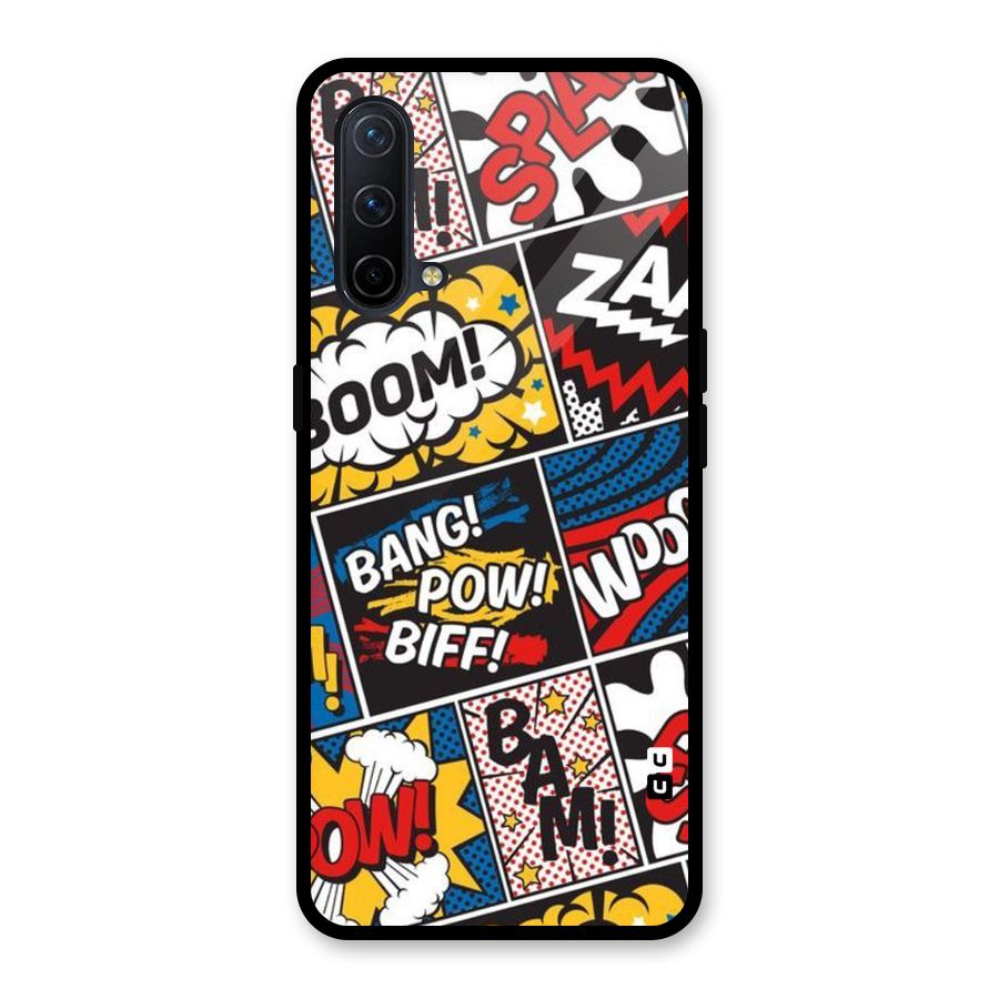 Bam Pattern Glass Back Case for OnePlus Nord CE 5G