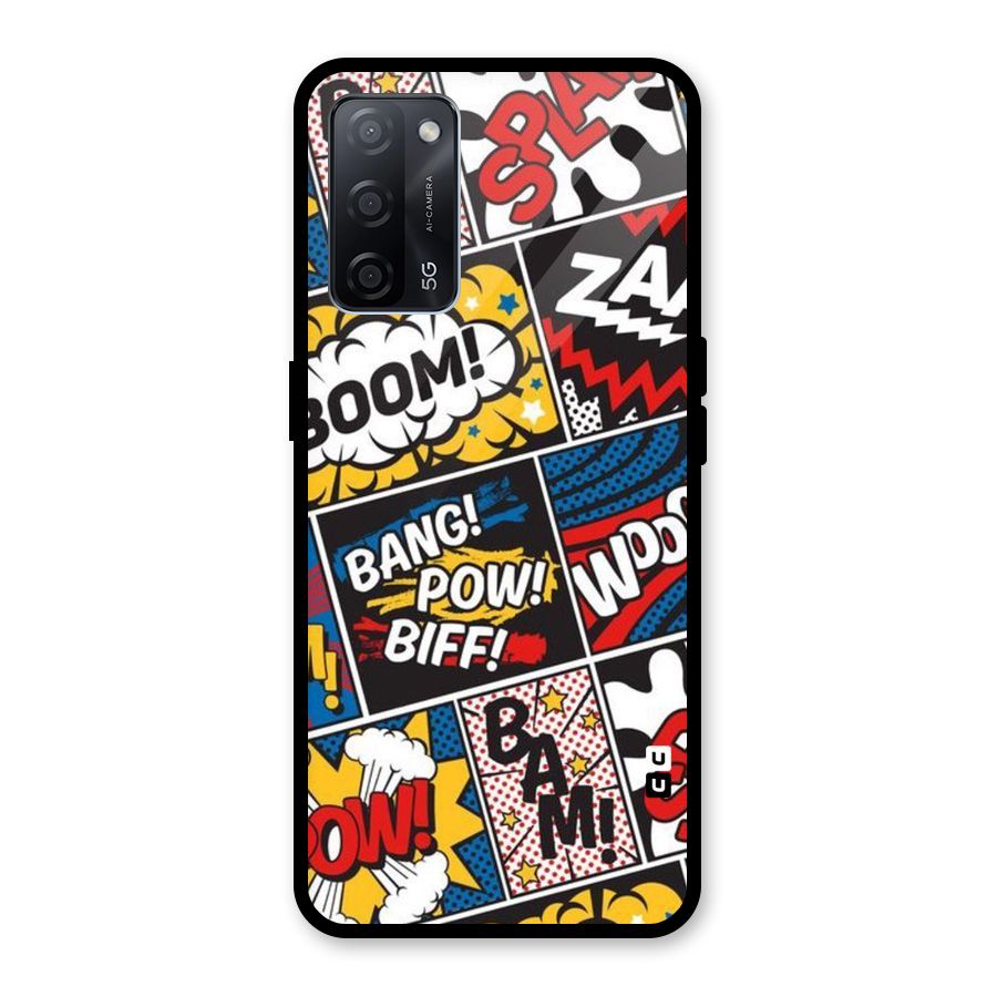 Bam Pattern Glass Back Case for Oppo A53s 5G