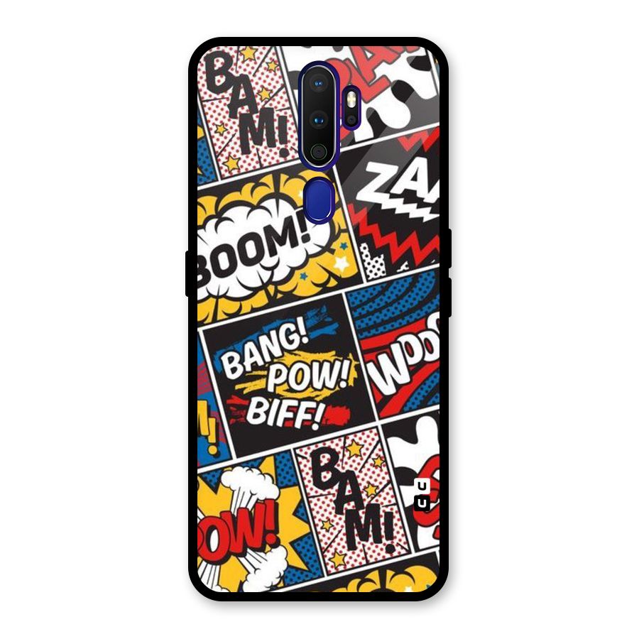 Bam Pattern Glass Back Case for Oppo A9 (2020)