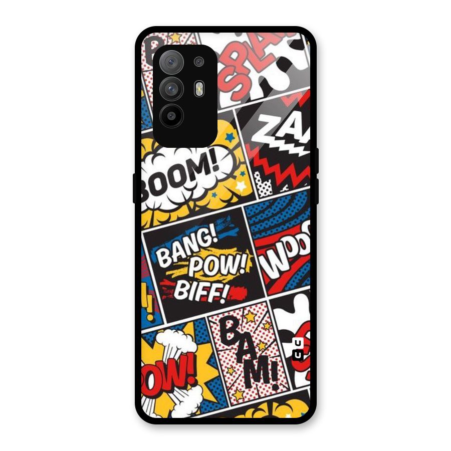Bam Pattern Glass Back Case for Oppo F19 Pro Plus 5G