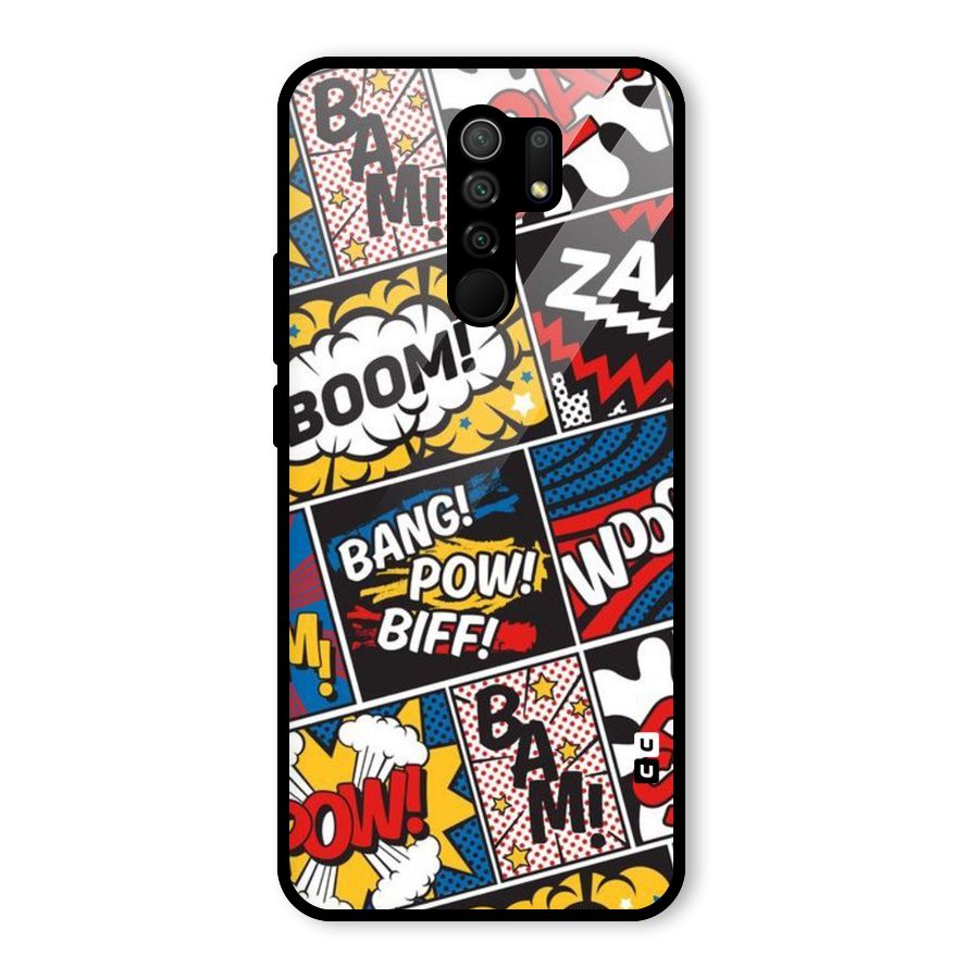 Bam Pattern Glass Back Case for Poco M2