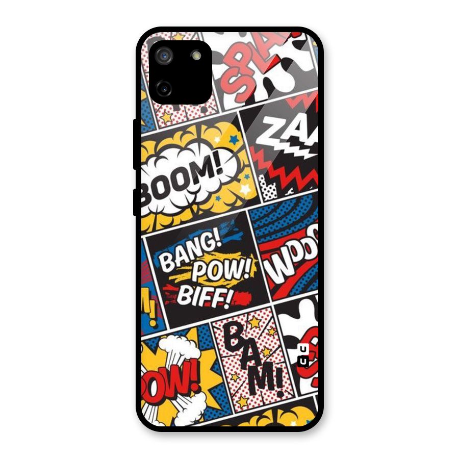 Bam Pattern Glass Back Case for Realme C11