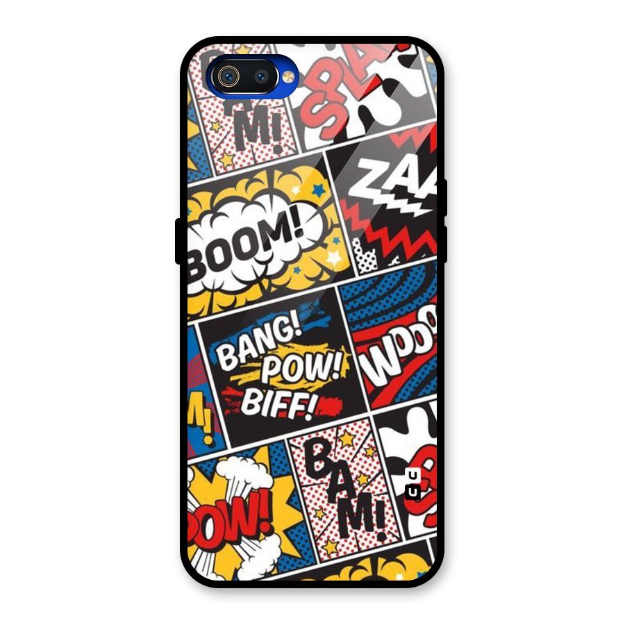 Bam Pattern Glass Back Case for Realme C2