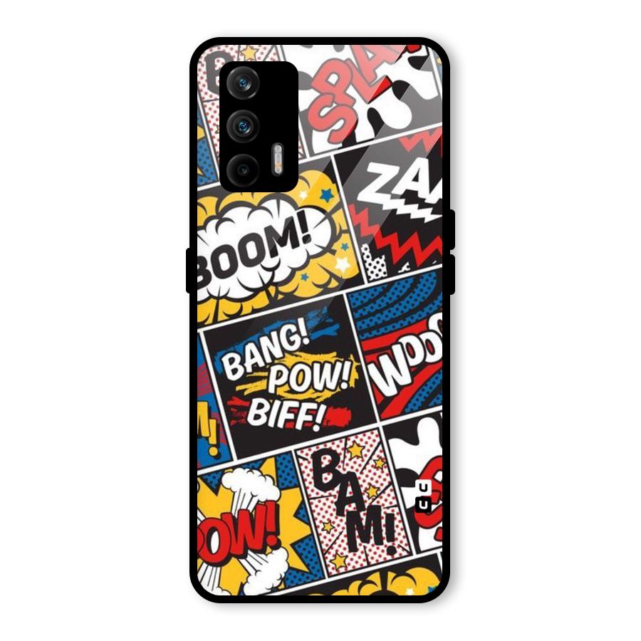 Bam Pattern Glass Back Case for Realme GT 5G