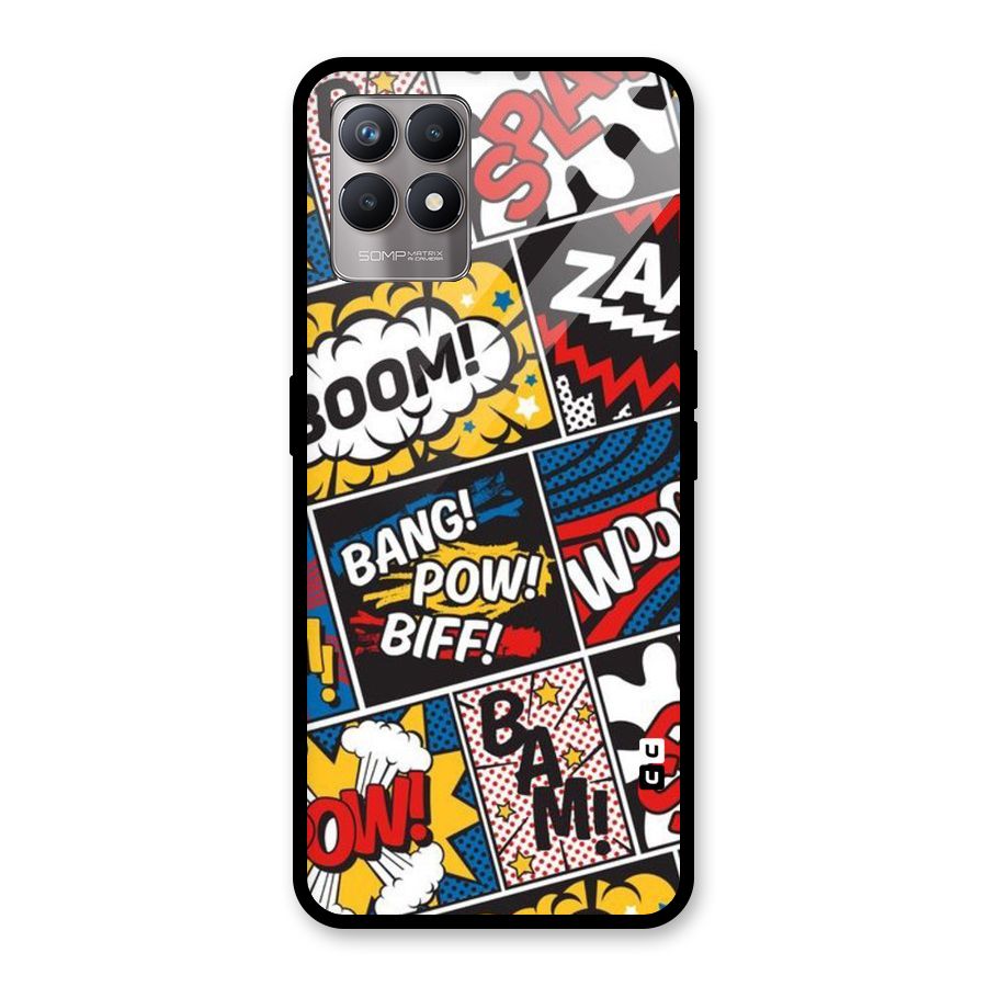 Bam Pattern Glass Back Case for Realme Narzo 50