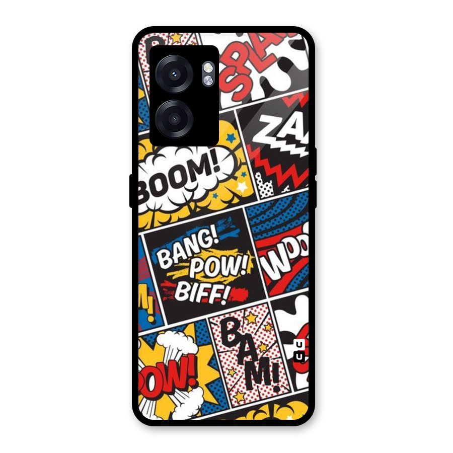 Bam Pattern Glass Back Case for Realme Narzo 50 5G