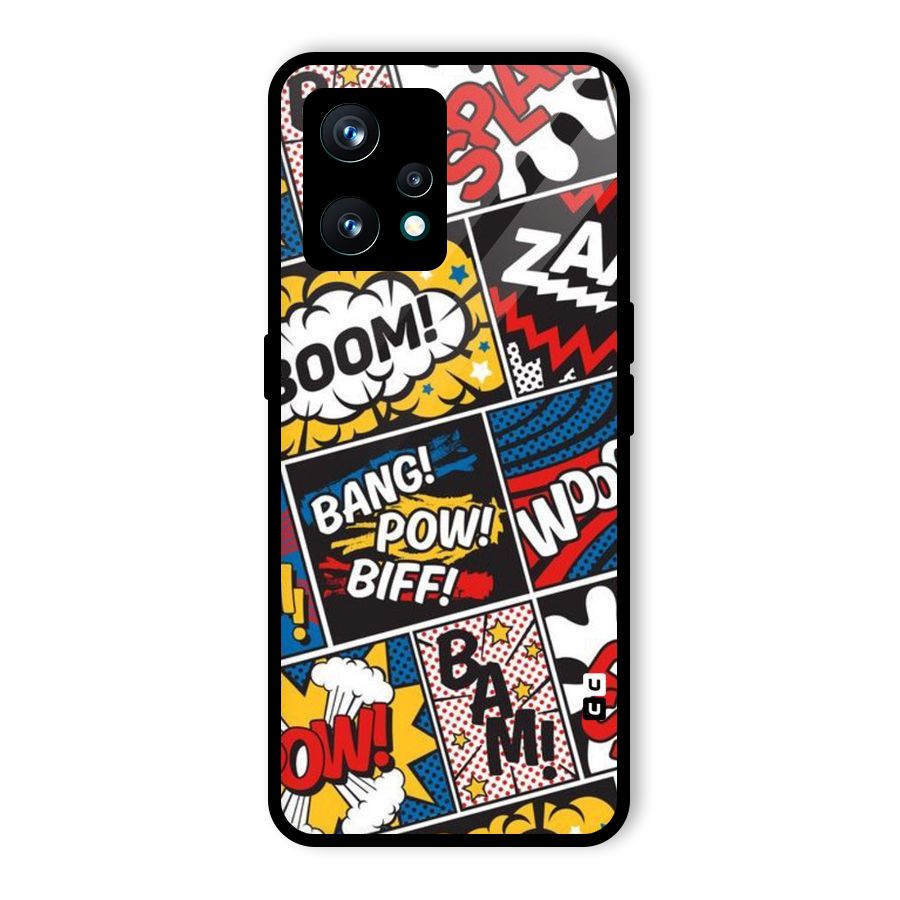 Bam Pattern Glass Back Case for Realme Narzo 50 Pro