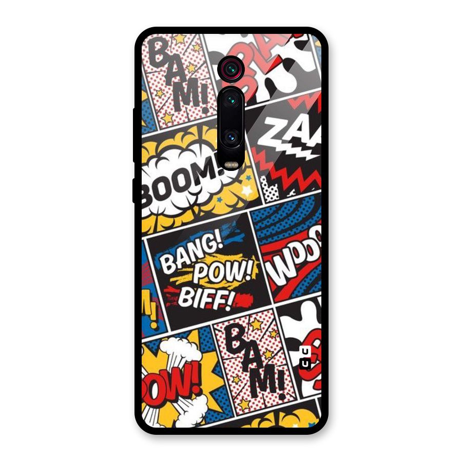Bam Pattern Glass Back Case for Redmi K20