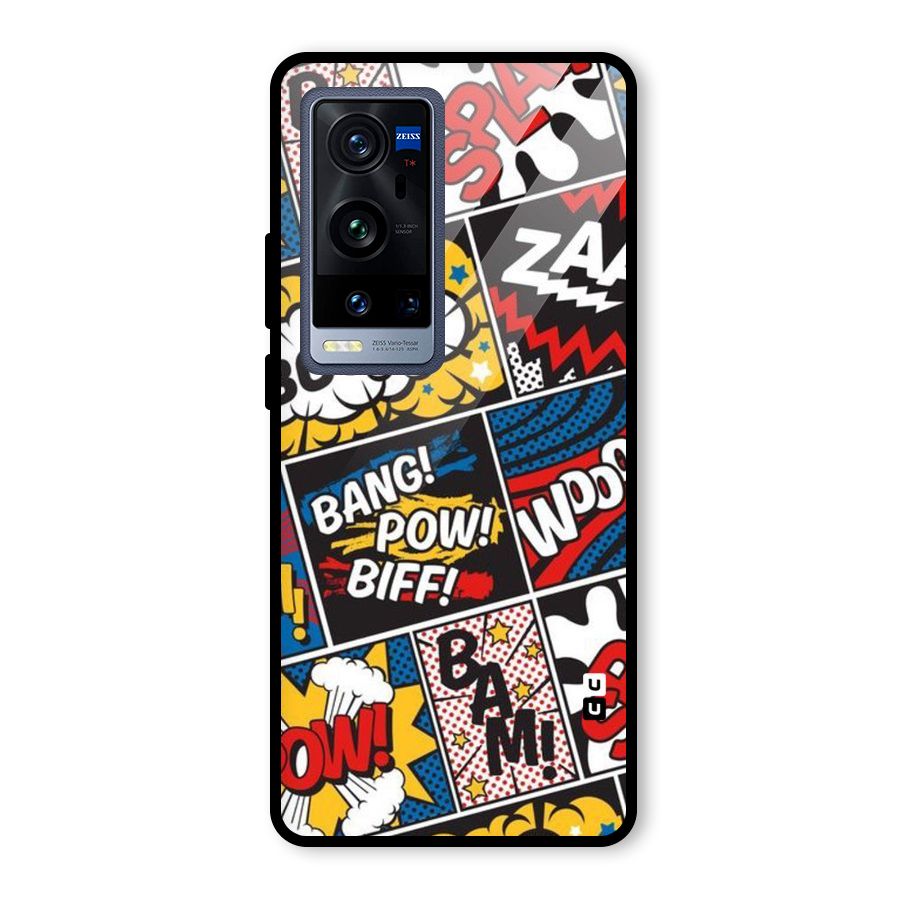 Bam Pattern Glass Back Case for Vivo X60 Pro Plus