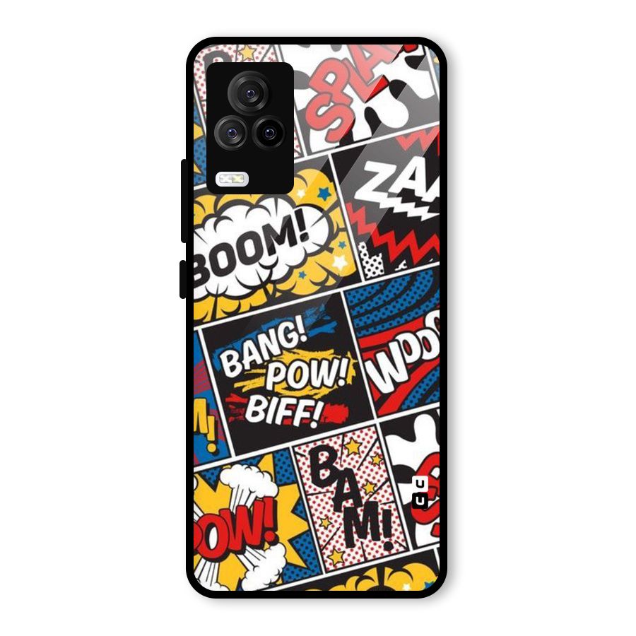 Bam Pattern Glass Back Case for Vivo iQOO 7 Legend 5G