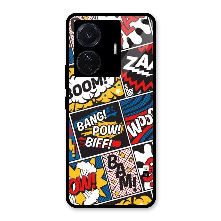 Bam Pattern Glass Back Case for Vivo iQOO Z6 Pro