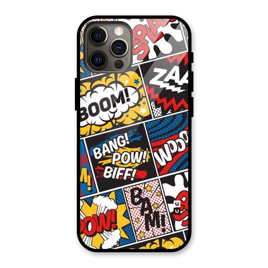 Bam Pattern Glass Back Case for iPhone 12 Pro