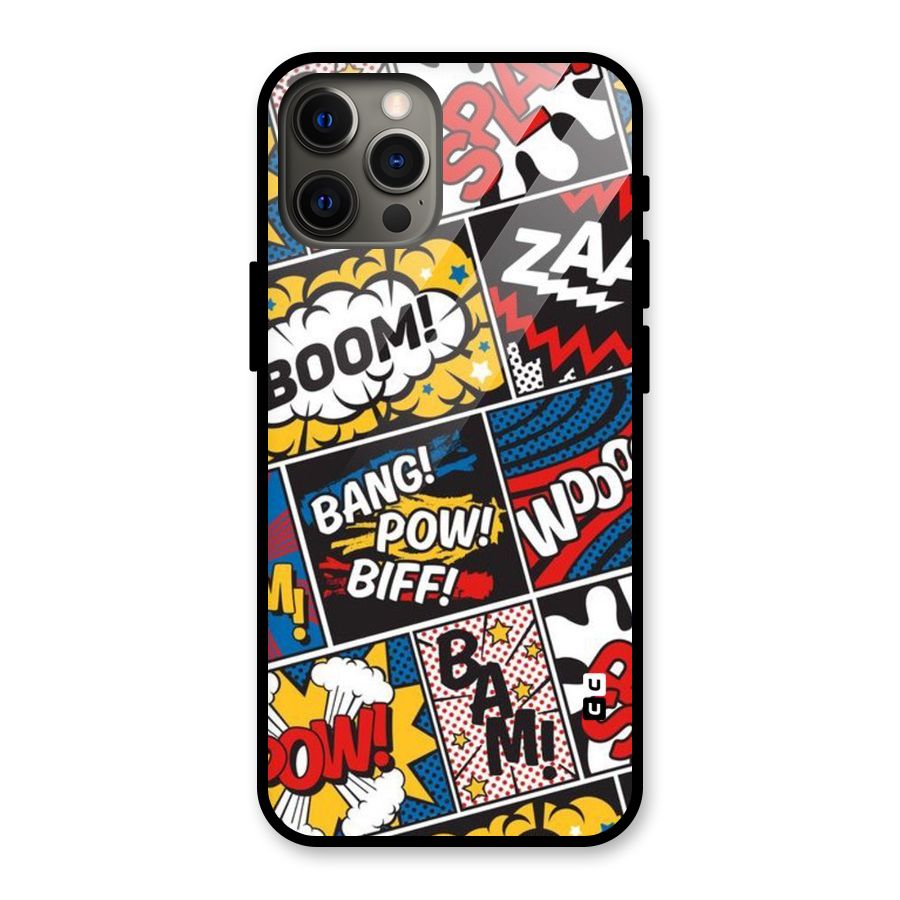 Bam Pattern Glass Back Case for iPhone 12 Pro Max
