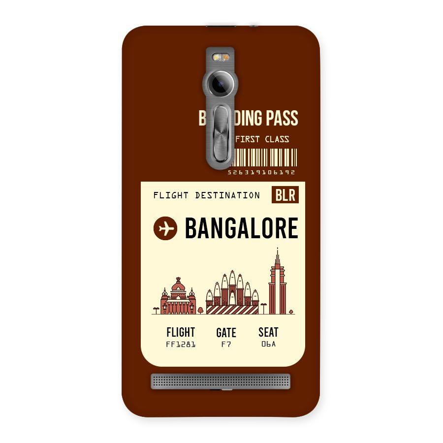 Bangalore Boarding Pass Back Case for Asus Zenfone 2