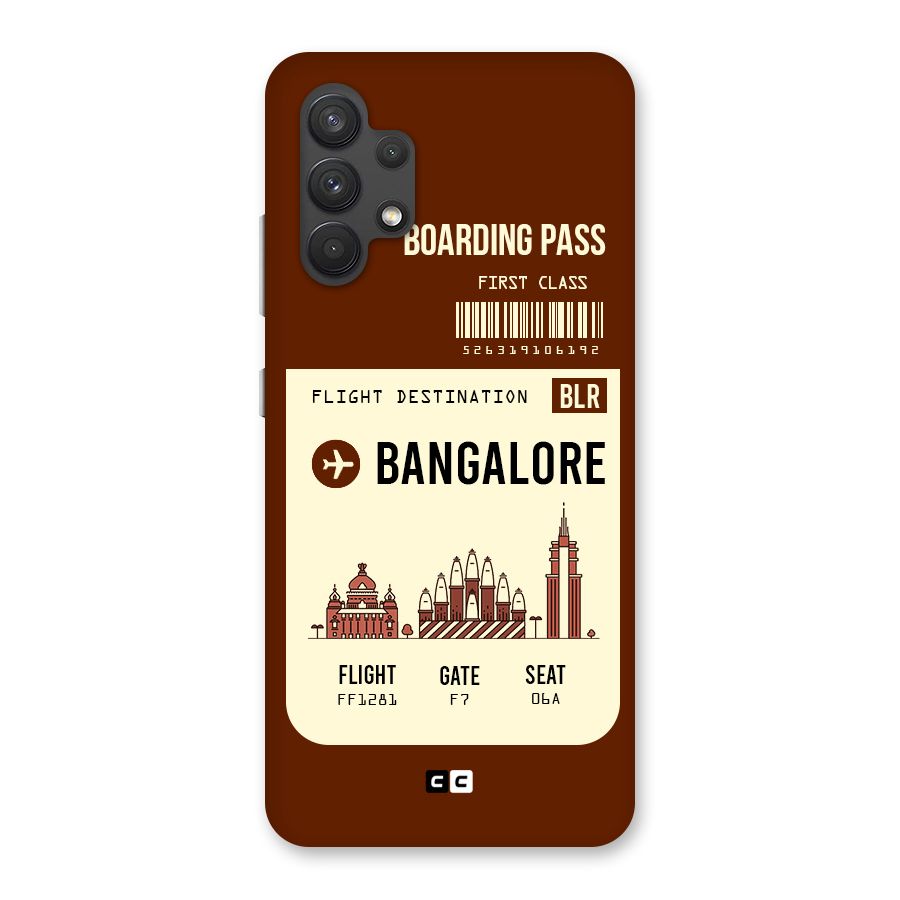 Bangalore Boarding Pass Back Case for Galaxy A32