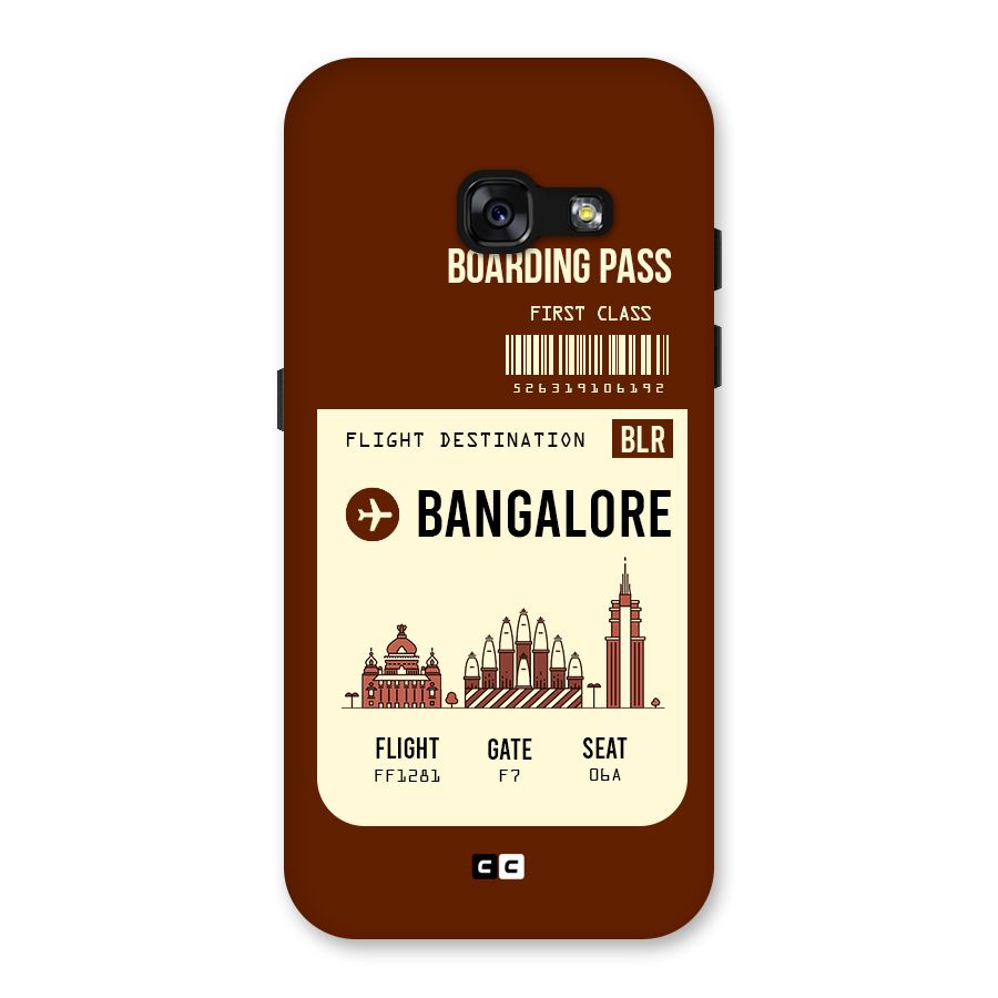 Bangalore Boarding Pass Back Case for Galaxy A3 (2017)