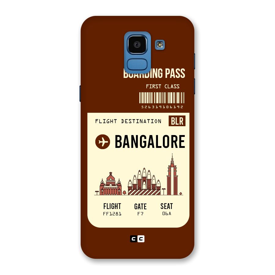 Bangalore Boarding Pass Back Case for Galaxy On6