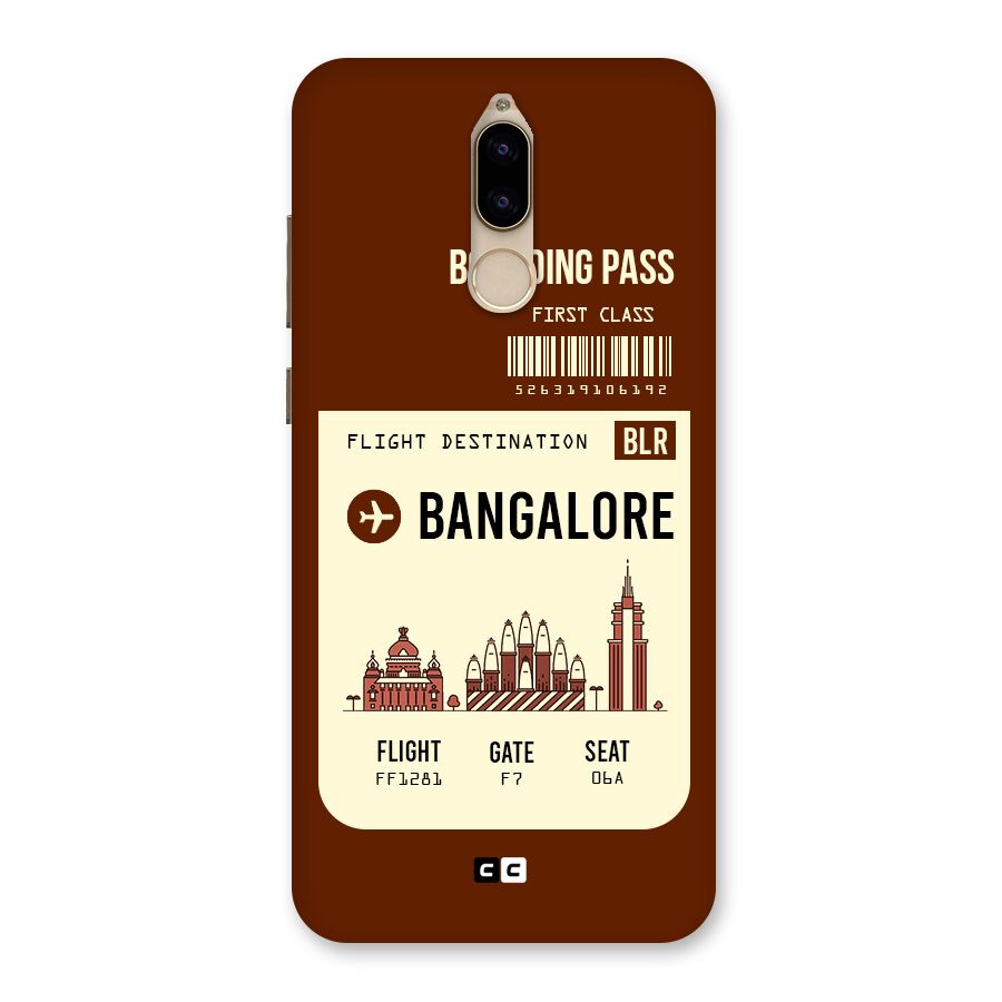 Bangalore Boarding Pass Back Case for Honor 9i