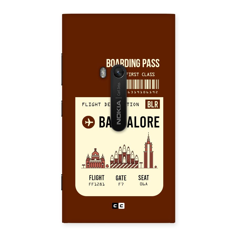 Bangalore Boarding Pass Back Case for Lumia 920