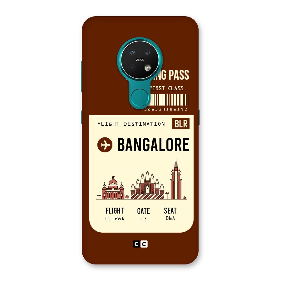 Bangalore Boarding Pass Back Case for Nokia 7.2