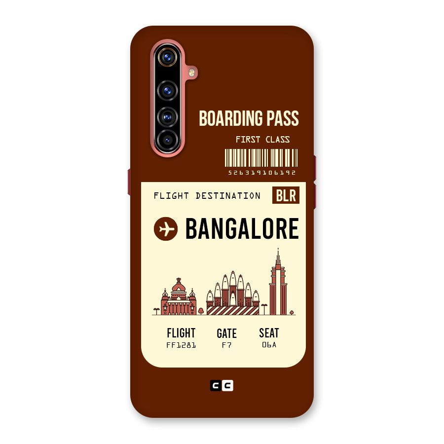 Bangalore Boarding Pass Back Case for Realme X50 Pro