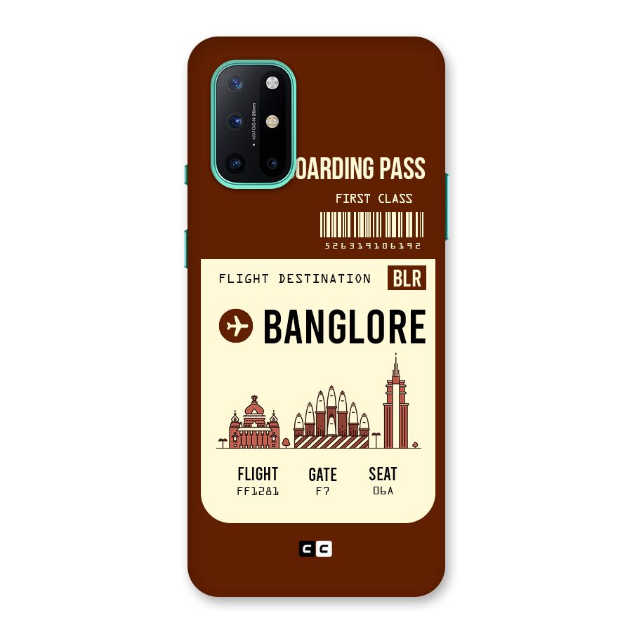 Banglore Boarding Pass Back Case for OnePlus 8T