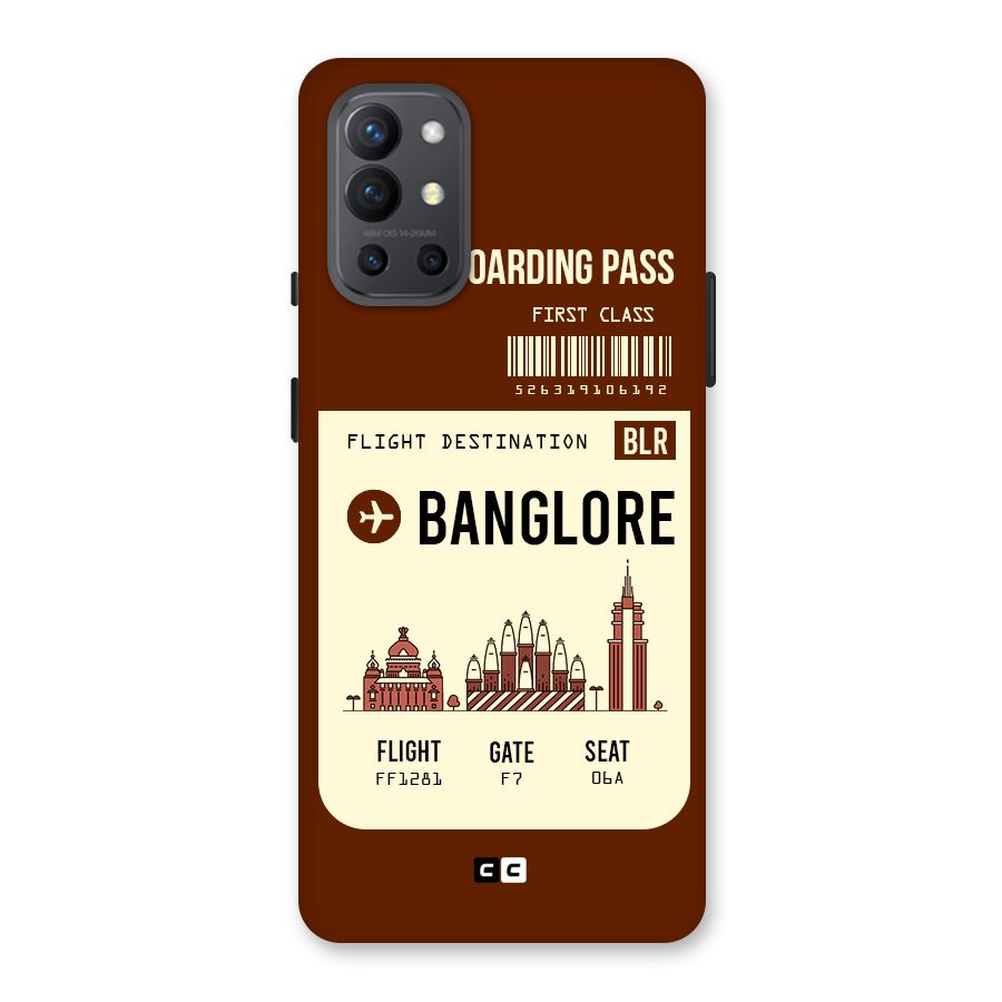 Banglore Boarding Pass Back Case for OnePlus 9R