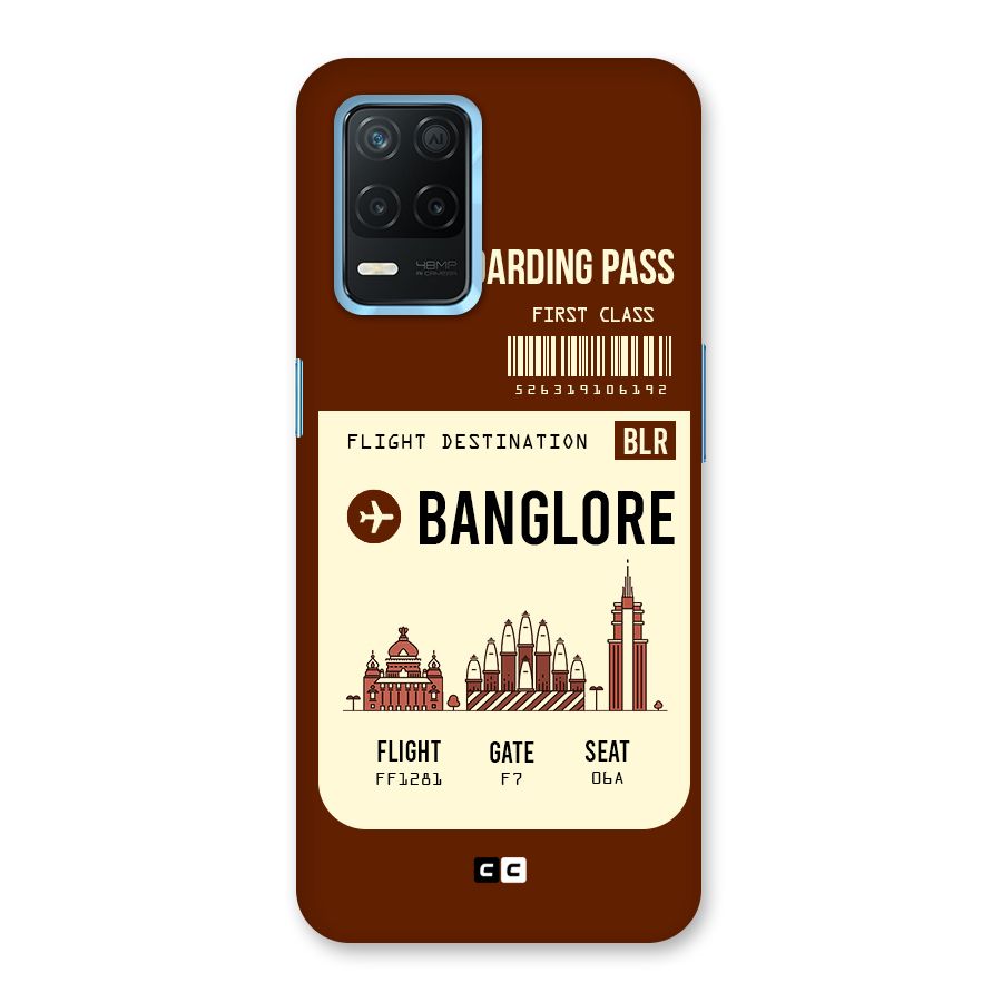 Banglore Boarding Pass Back Case for Realme 8s 5G