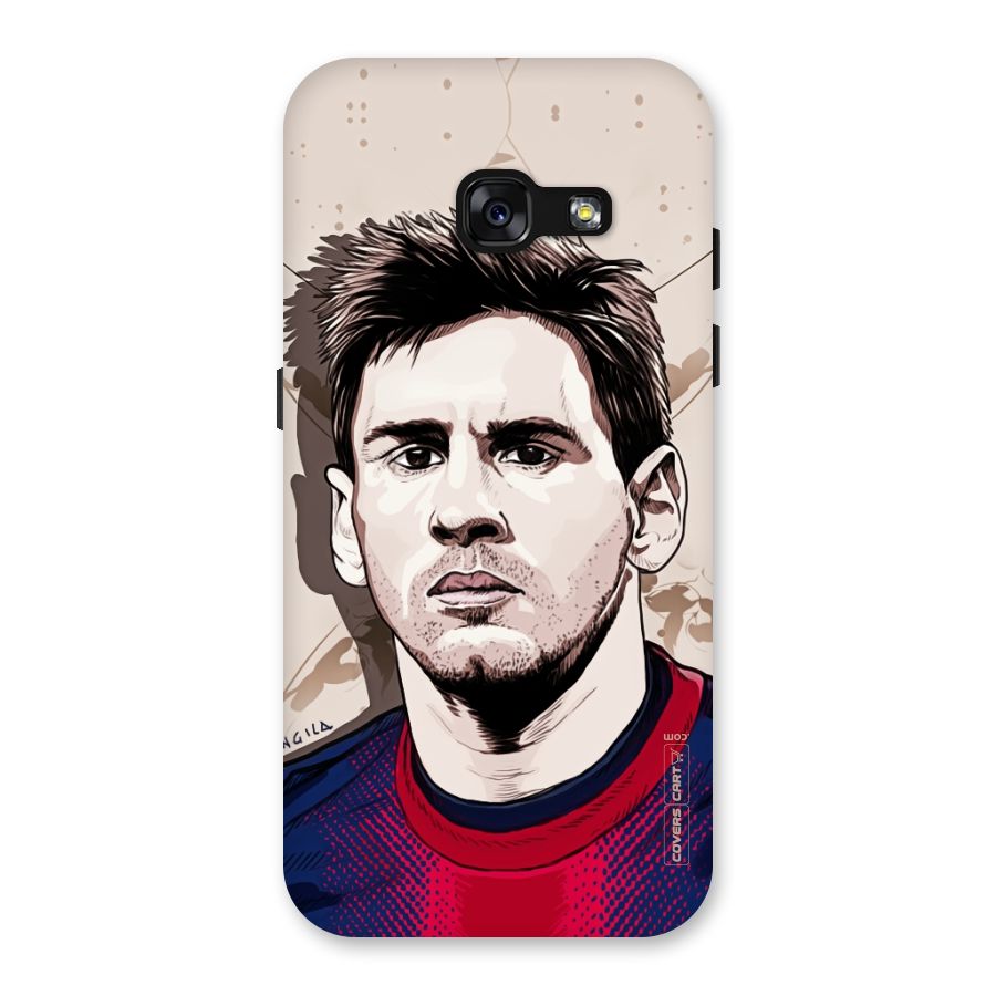 Barca King Messi Back Case for Galaxy A3 (2017)